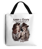 Doctor who amy and rory tote bag