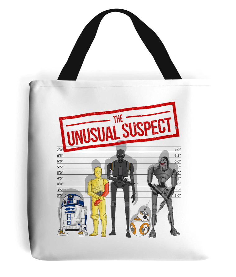 The Unusual Suspect Tote Bag