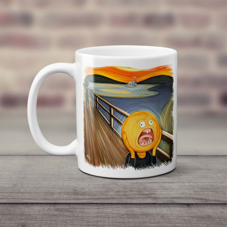 Rick & Morty Screaming Sun Mug