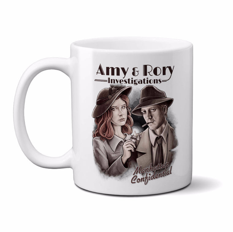 Doctor Who Amy & Rory P.I Mug