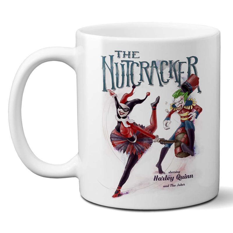 the nutcracker mug joker and harley quinn