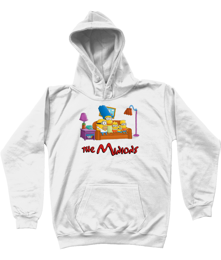 The Simpsons vs Minions Kids Pullover Hoodie