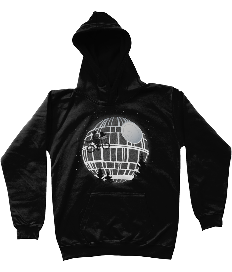 Fly Me To The Death Star Kids Pullover Hoodie