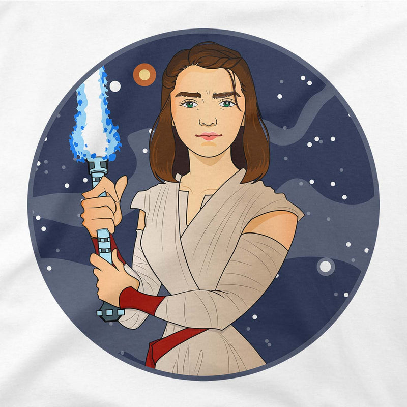 GoT vs Star Wars Rey T-shirt
