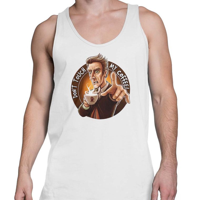 Doctor Who Don't Touch My Coffee Men's Tank Top