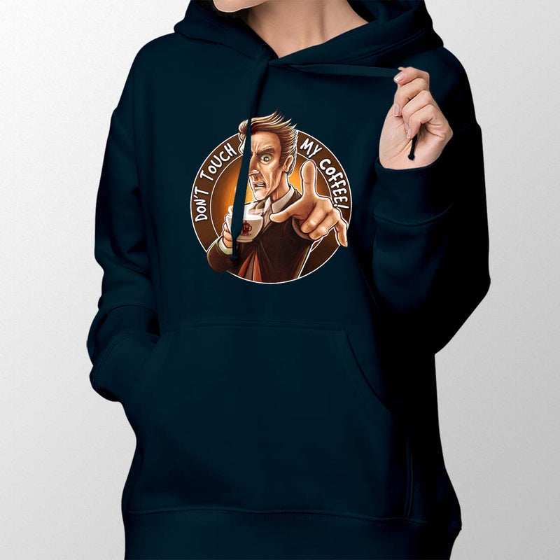 Doctor Who Don't Touch My Coffee Women's Pullover Hoodie