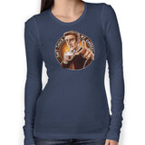 Doctor Who Don't Touch My Coffee Women's Long Sleeve Tee