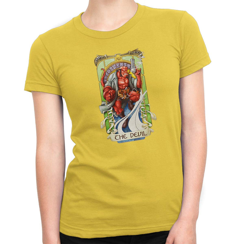 The Devil Tarot Women's Classic Fitted Tee