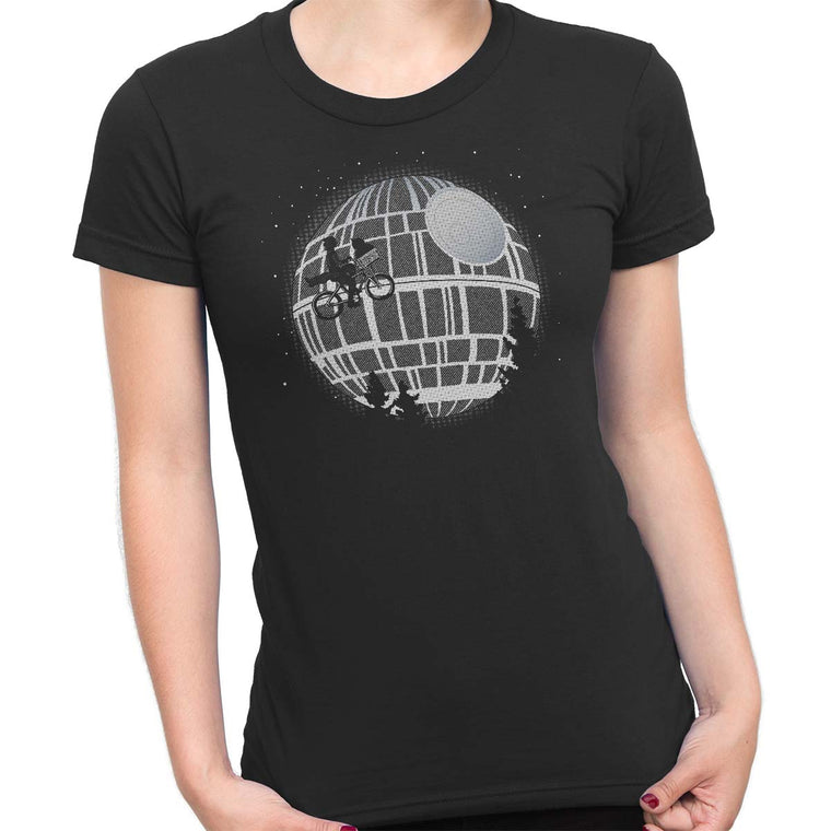 Fly Me To The Death Star Women's Classic Fitted Tee