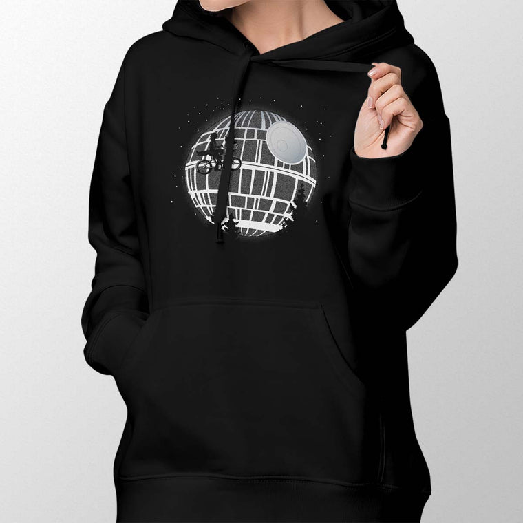 Fly Me To The Death Star Women's Pullover Hoodie