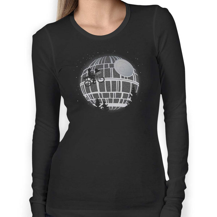 Fly Me To The Death Star Women's Long Sleeve Tee