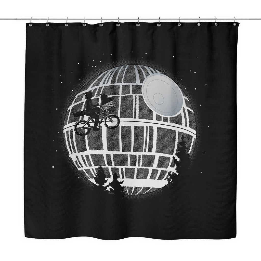 Fly Me To The Death Star Shower Curtain