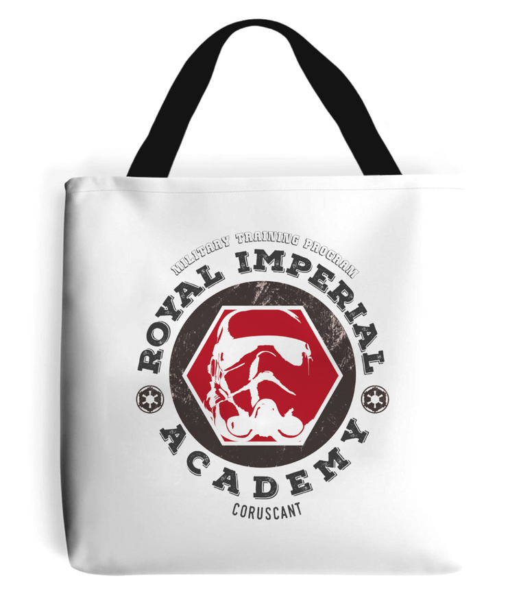 star wars royal imperial academy tote bag white