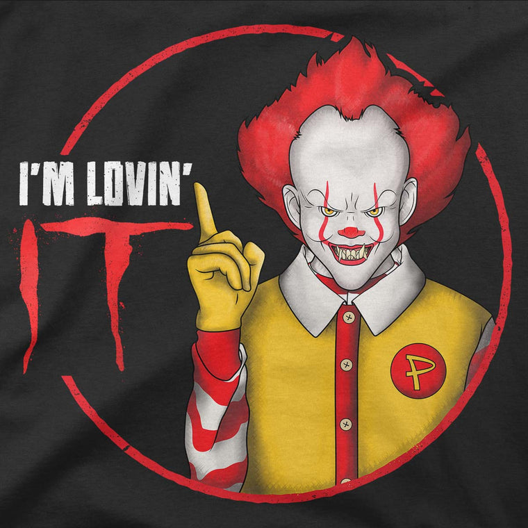 pennywise i'm loving in mens tee