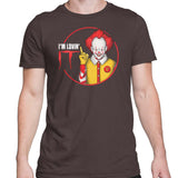 pennywise t-shirt mens brown