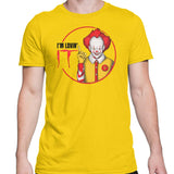 pennywise t-shirt mens yellow