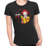pennywise funny t-shirt black