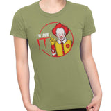 pennywise funny t-shirt green