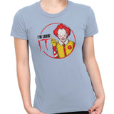 pennywise funny t-shirt light blue