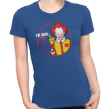 pennywise funny t-shirt blue