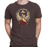 star wars rebel with a cause tshirt brown