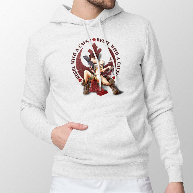 Rebel With A Cause Men's Pullover Hoodie