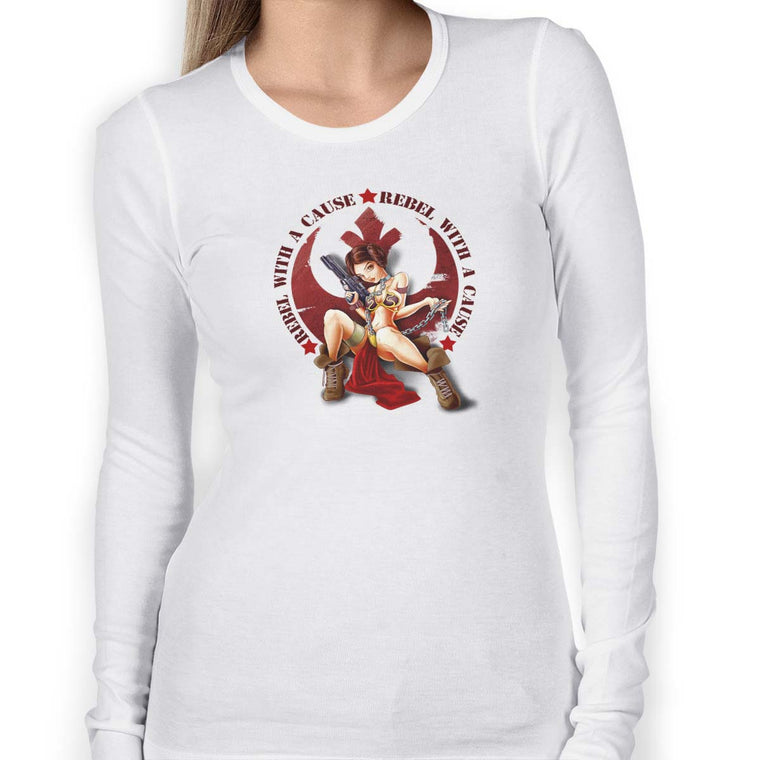Rebel With a Cause Women's Long Sleeve Tee