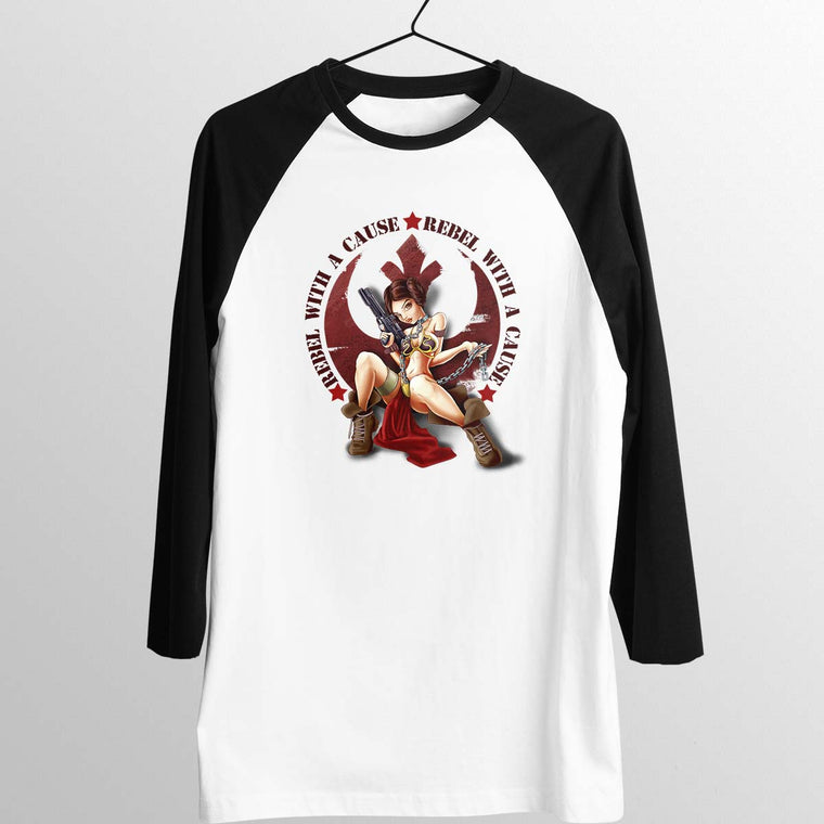 Rebel With A Cause Unisex Baseball Tee
