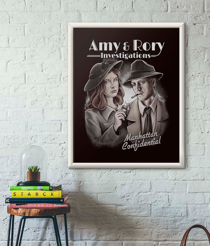 Doctor Who Amy & Rory P.I Poster