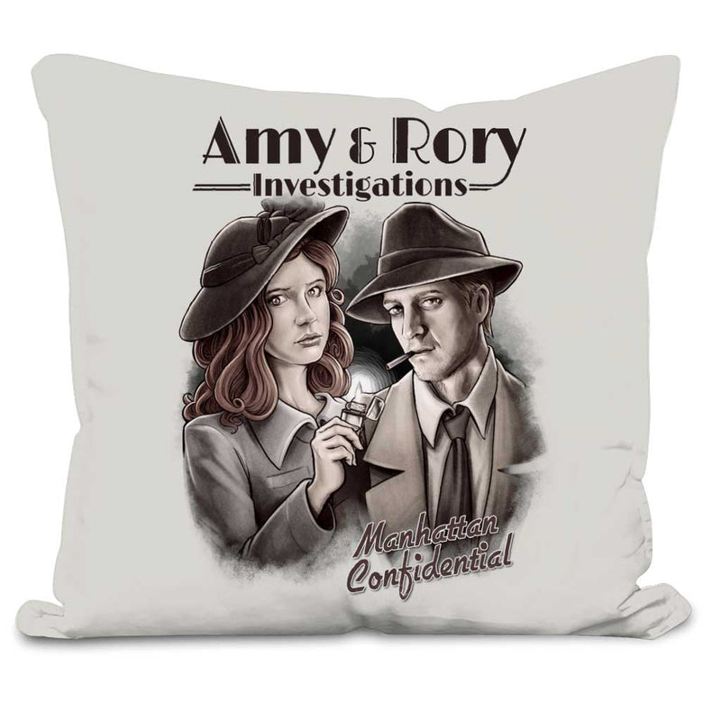doctor who amy and rory cushion