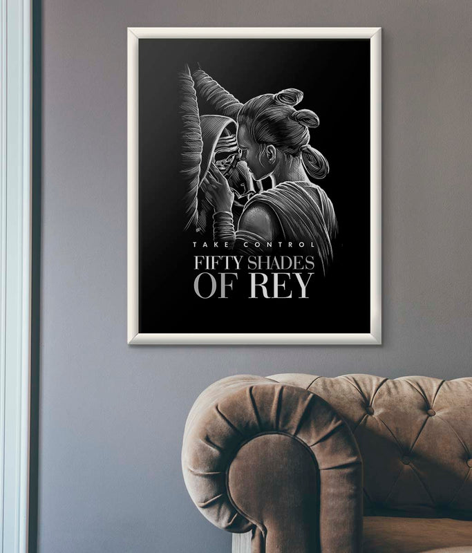 star wars fifty shades of grey poster