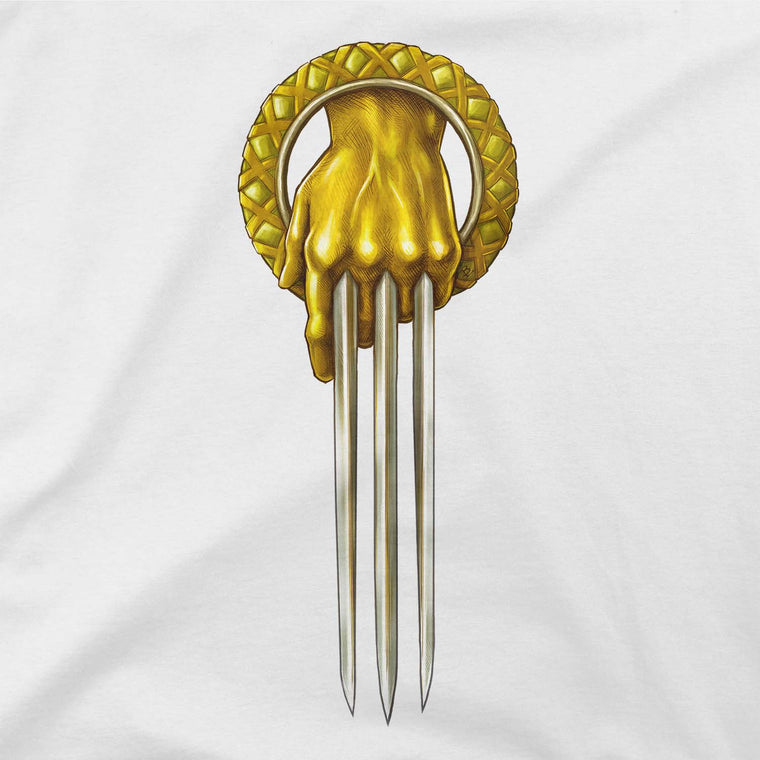 game of thrones hand of the wolverine tshirt