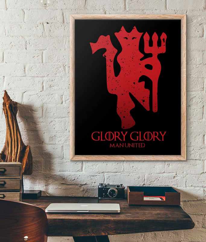 House Man United Poster
