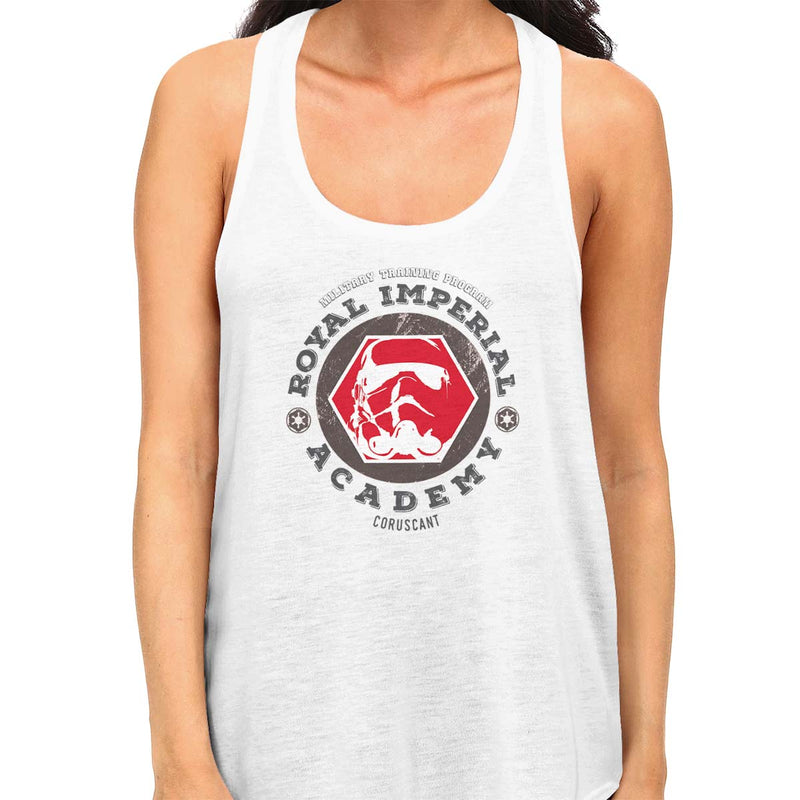 star wars royal imperial academy racerback white