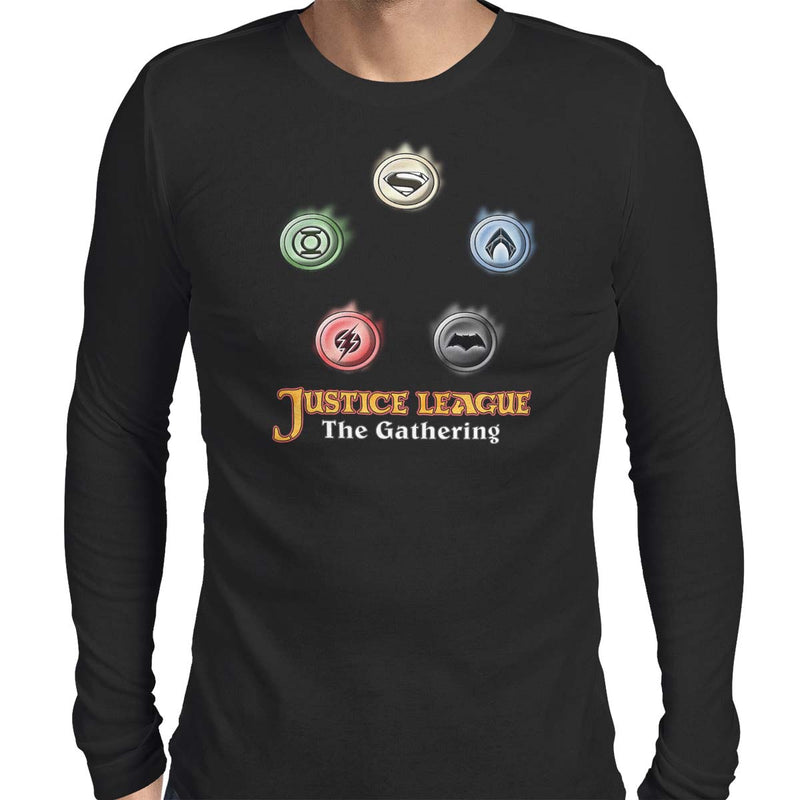 Justice League The Gathering Men's Long Sleeve Tee