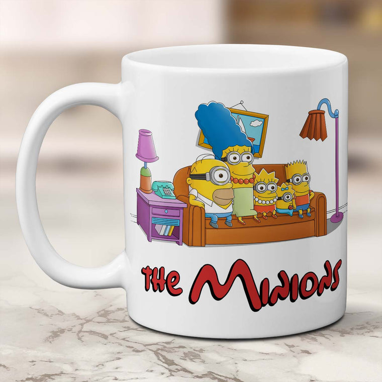 The Simpsons vs The Minions Mug