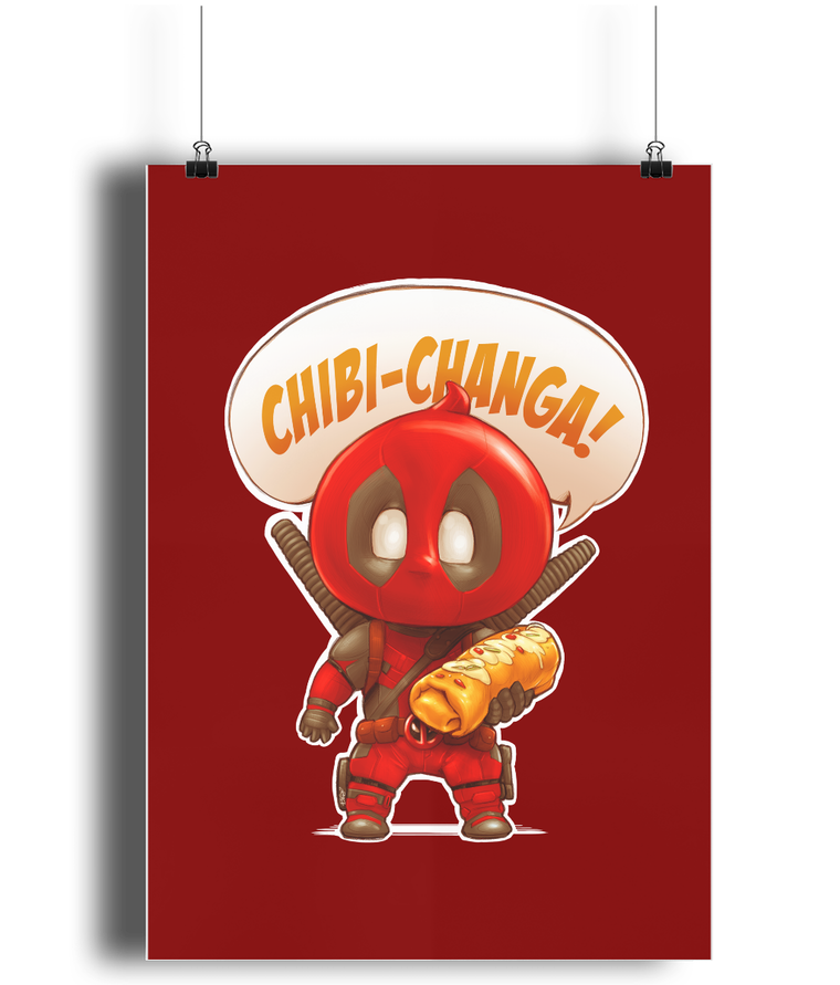 Deadpool Chibi-Changa Poster