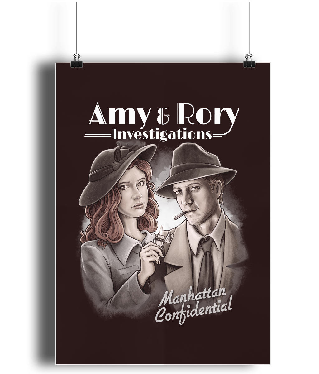 doctor who amy and rory poster