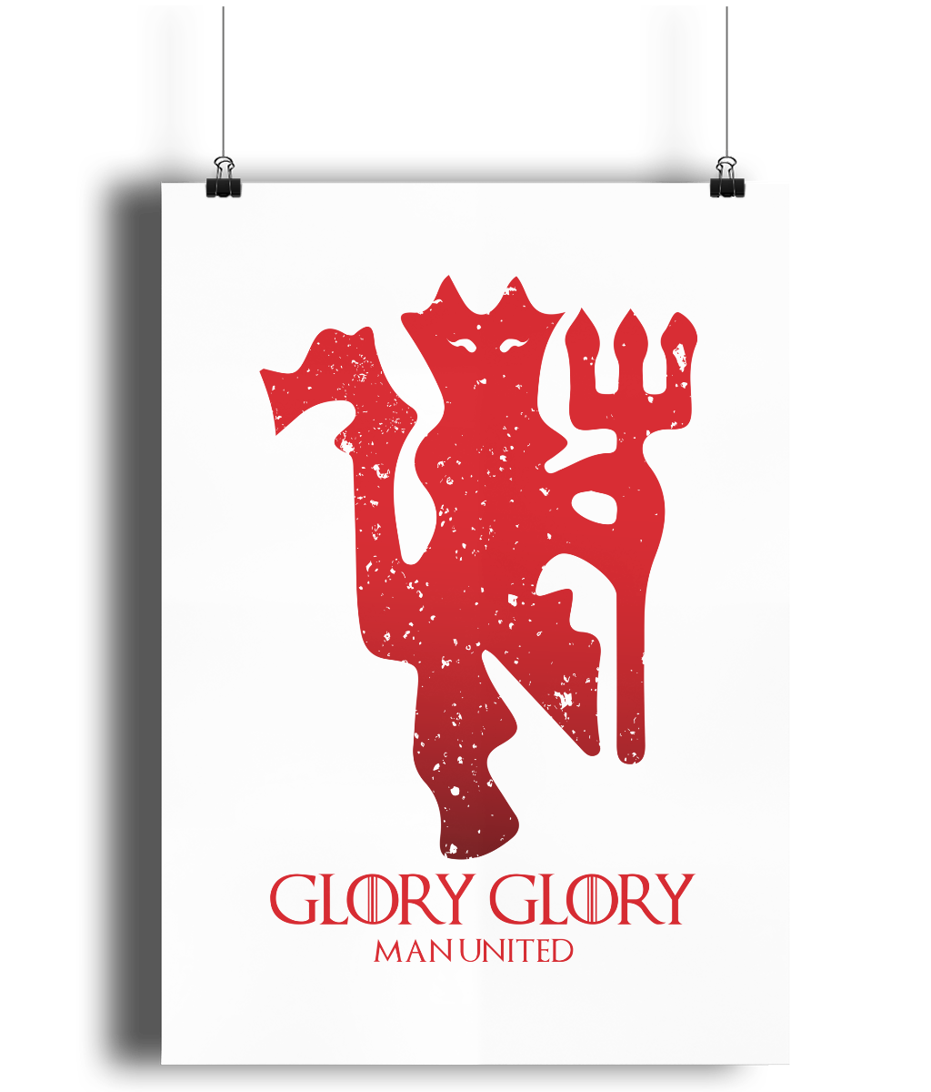 House Man United Poster