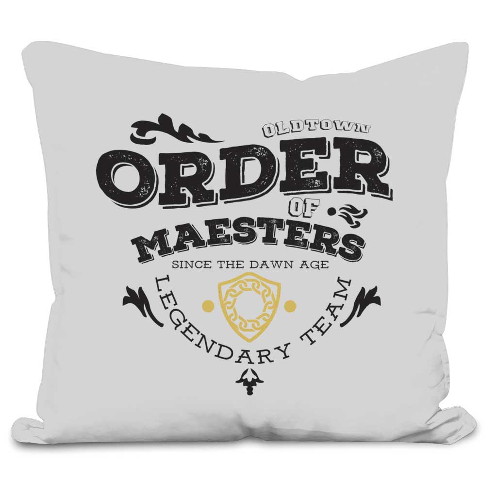 game of thrones order of maesters cushion grey