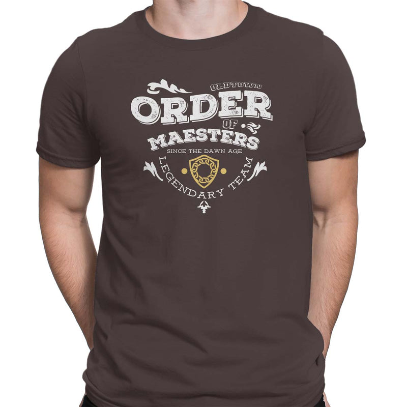game of thrones order of maesters t-shirt brown