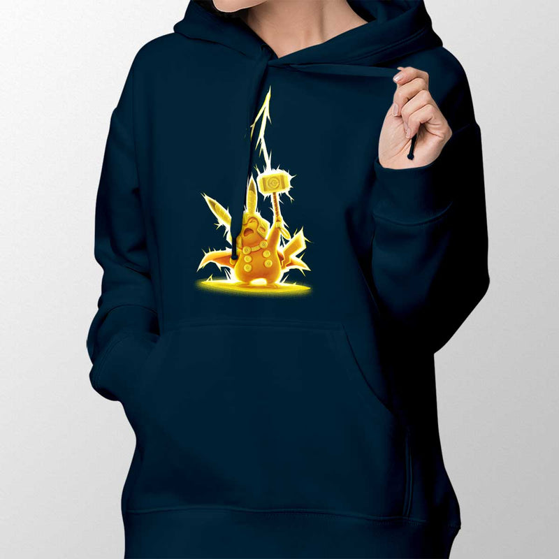 pikathor womens pullover hoodie navy