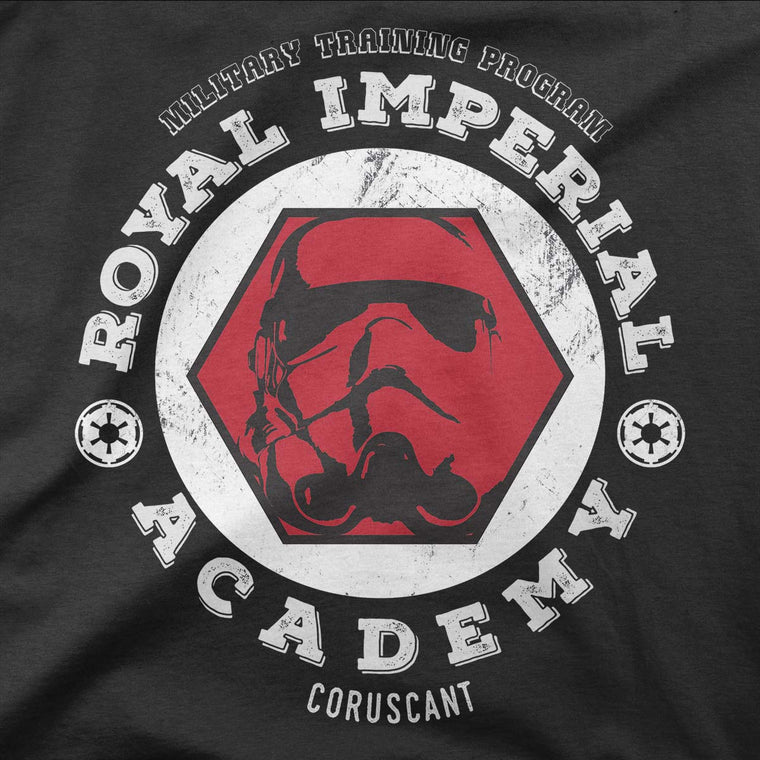 star wars imperial academy long sleeve grey