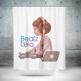 Beatz by Leia Shower Curtain