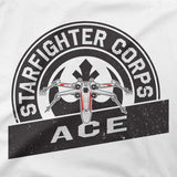 star wars graphic tees starfighter corps