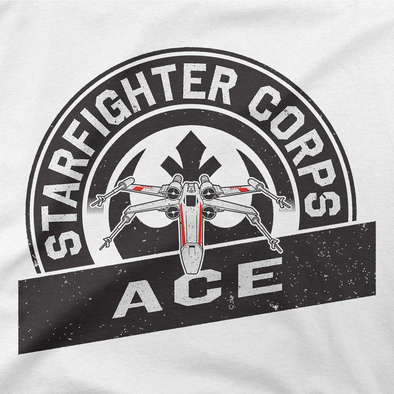 star wars t-shirt starfighter corps tee white