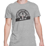 star wars t-shirt starfighter corps tee grey