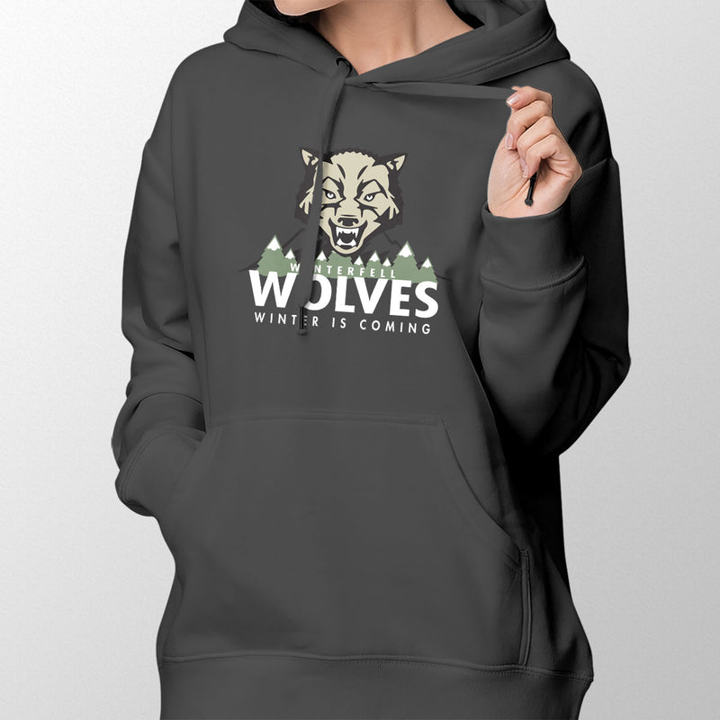 Winterfell Wolves Women's Pullover Hoodie
