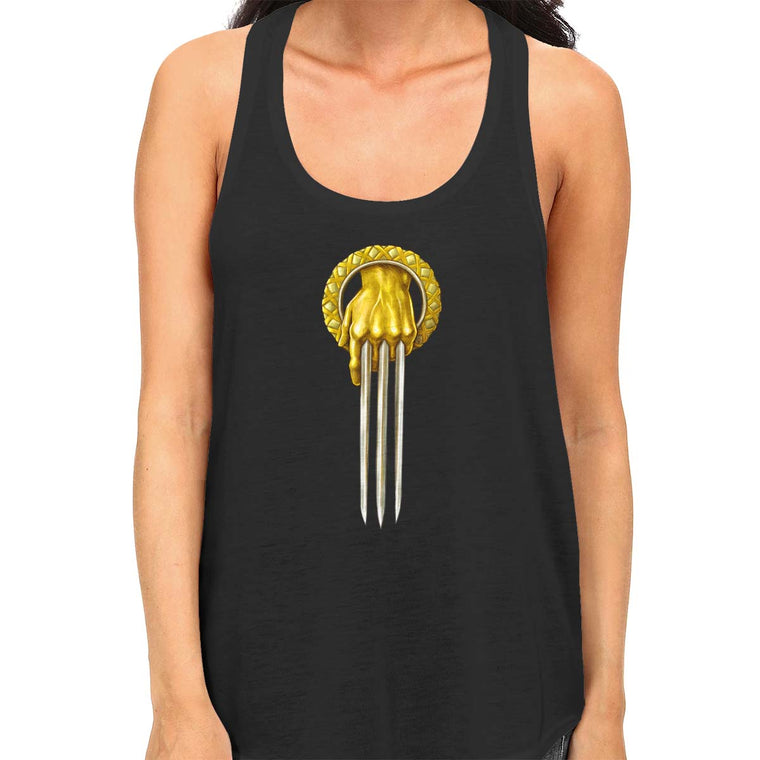 Hand of the King Wolverine Women's Graphic Racerback Tank