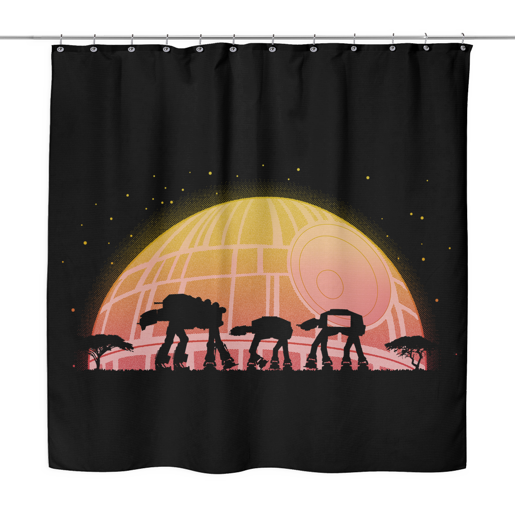 star wars shower curtain AT-RICA